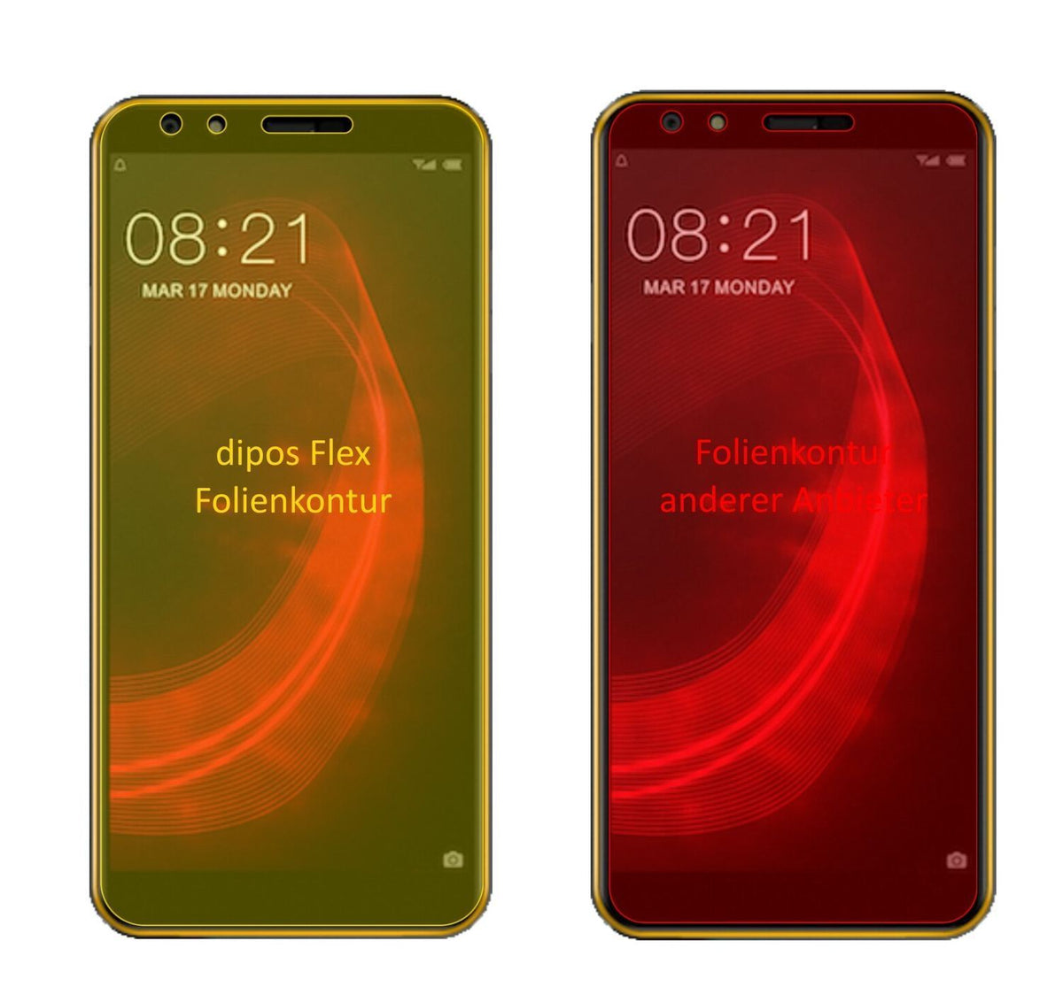 3x 3D Full Cover Schutzfolie für Nubia N2 Lite (2)