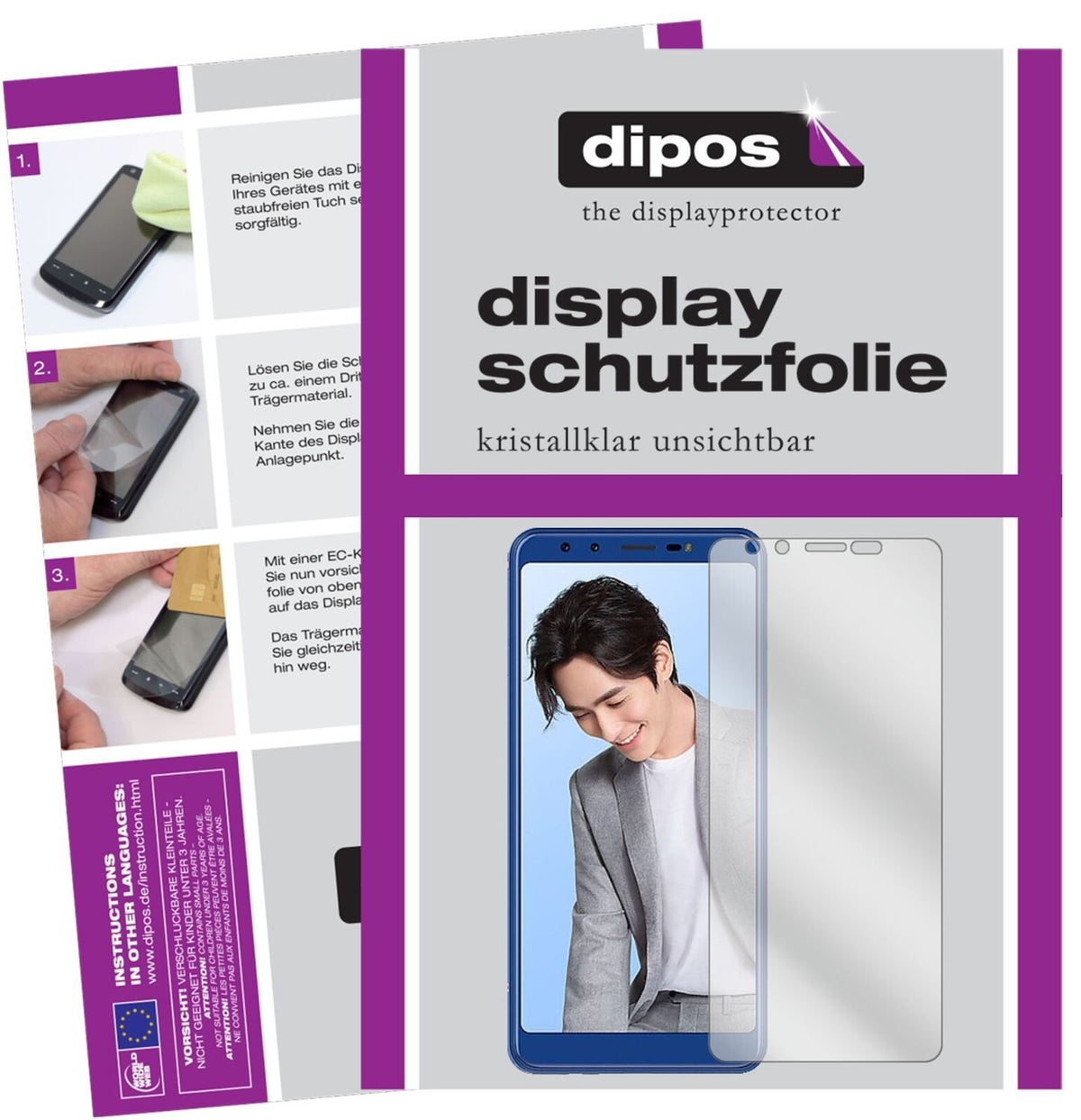 5x Schutzfolie klar für Lenovo K5s Display-Schutzf (2)