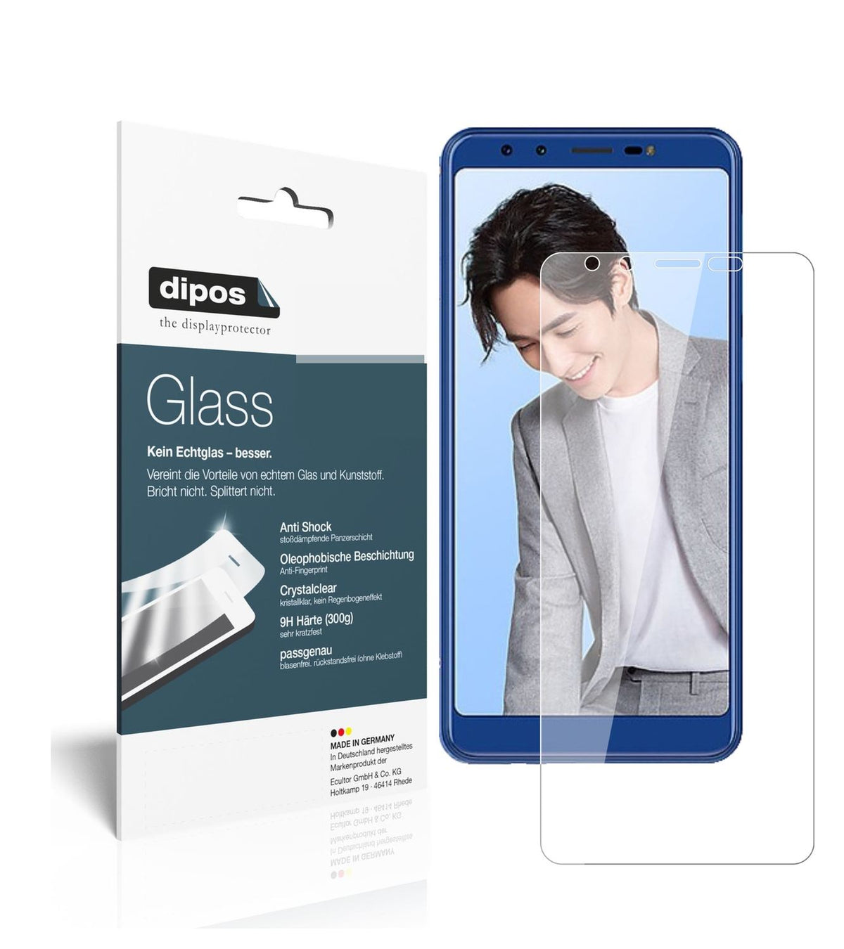 2x 9H Schutzfolie für Lenovo K5s Panzerfolie (1)