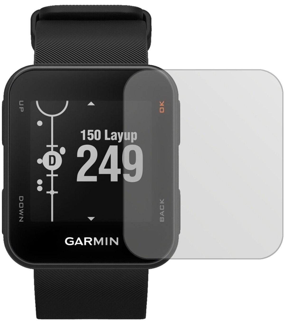 5x Schutzfolie matt für Garmin Approach S10 Displa (1)