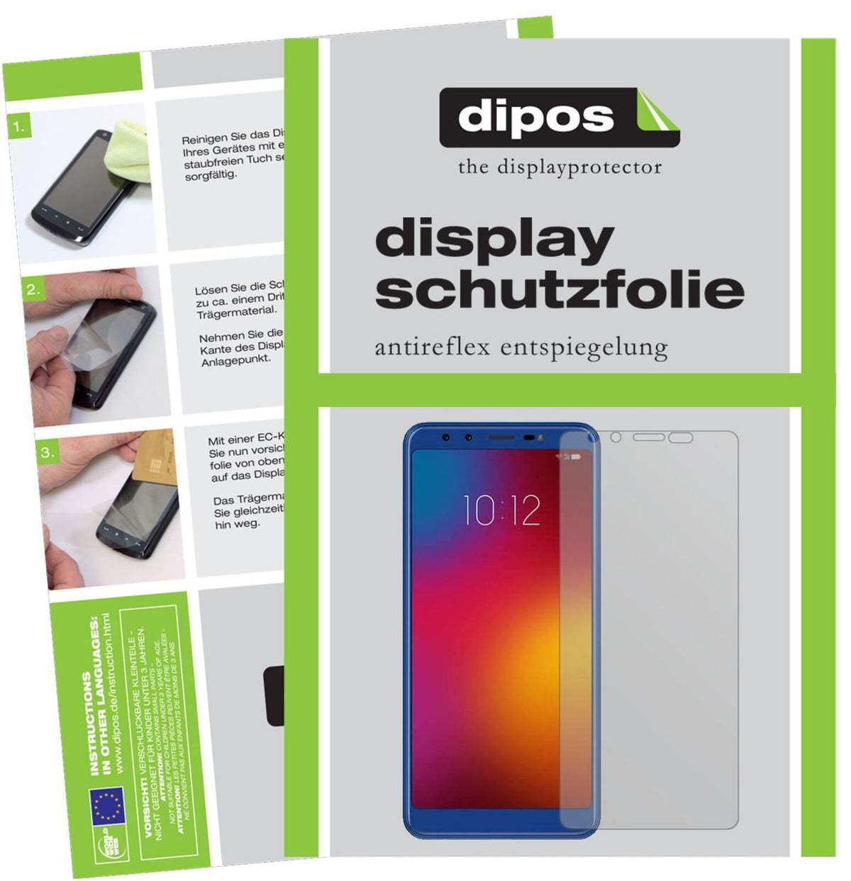 5x Schutzfolie matt für Lenovo K9 Display-Schutzfo (2)