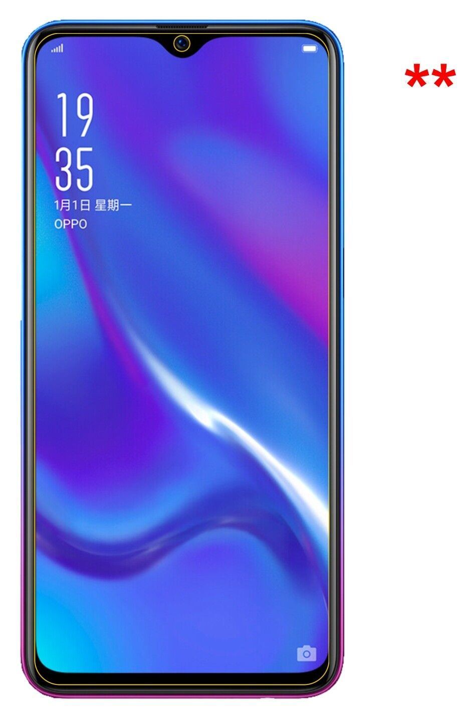 Blickschutzfolie für Oppo K1 matt Schutzfolie Priv (5)