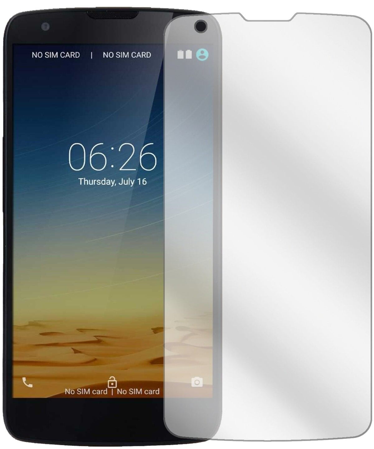 2x Schutzfolie klar für Innos D6000 Display-Schutz (2)