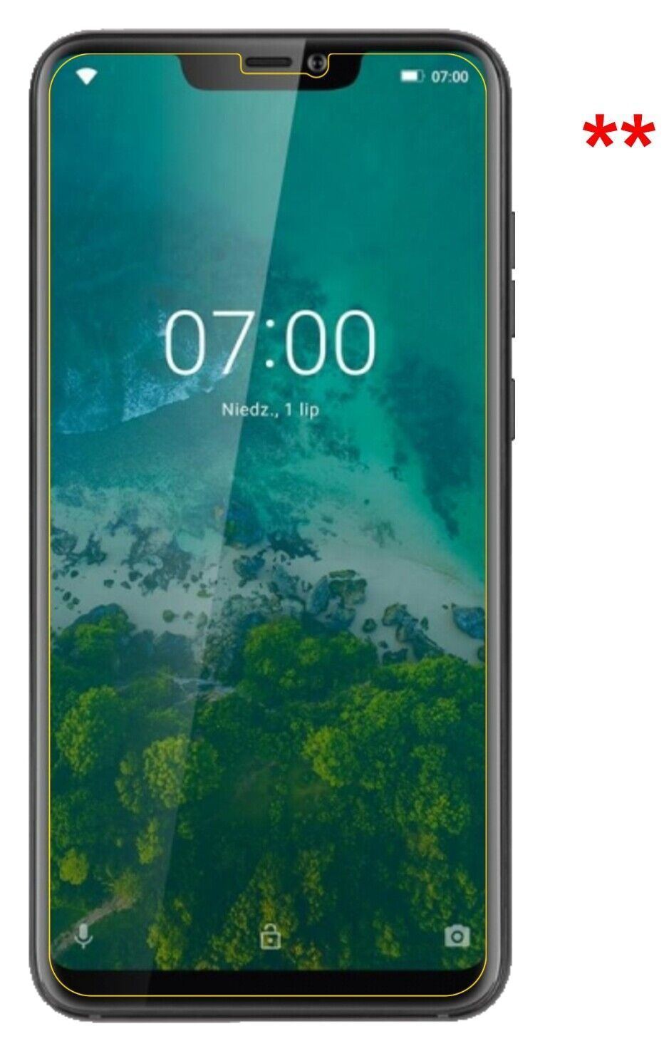 Blickschutzfolie für Kruger Matz Smartfon LIVE 7S  (5)