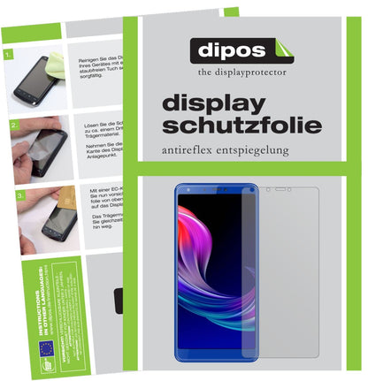 2x Schutzfolie matt für Panasonic Eluga Ray 600 Di (1)