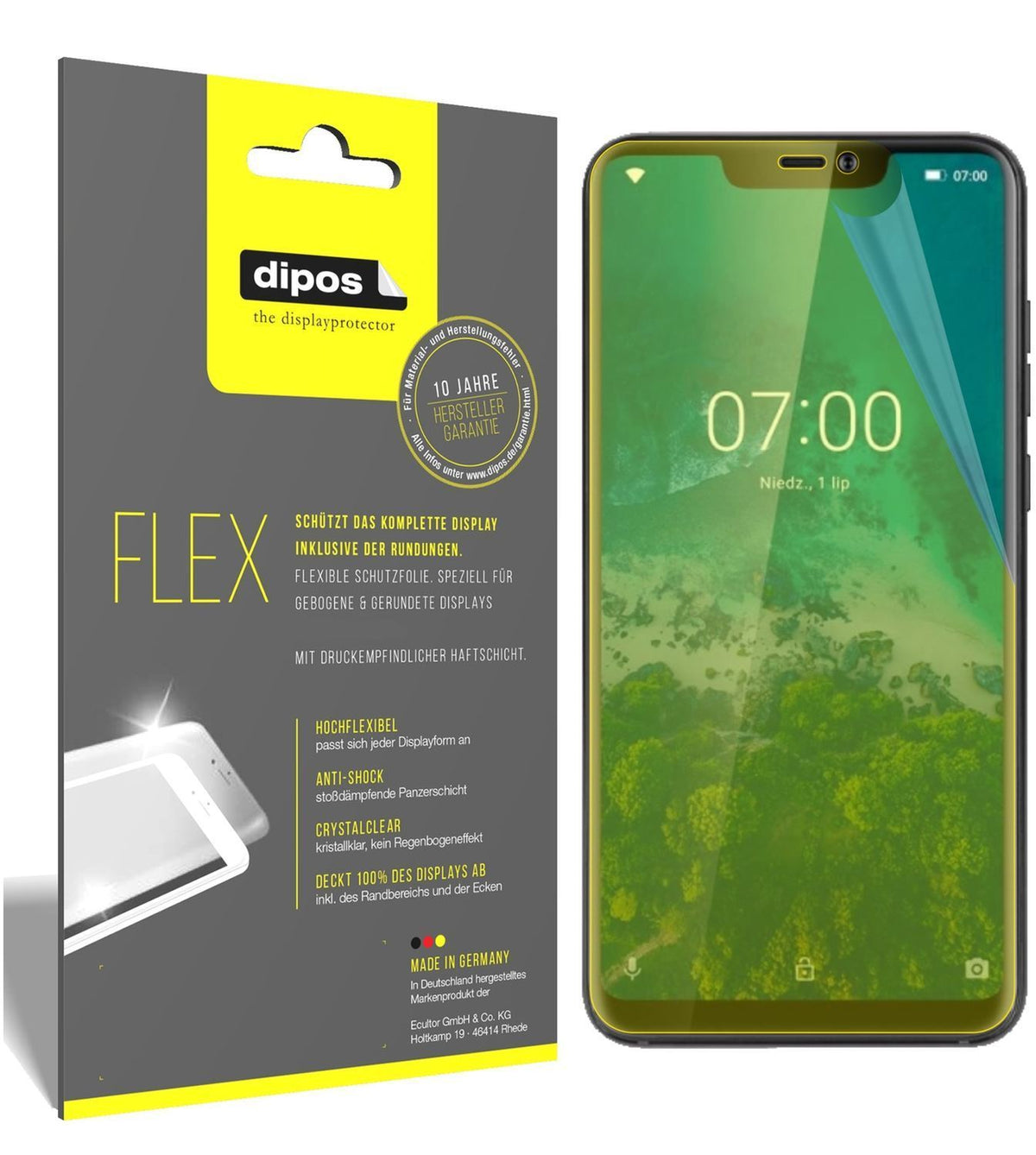 3x 3D Full Cover Schutzfolie für Kruger Matz Smart (1)