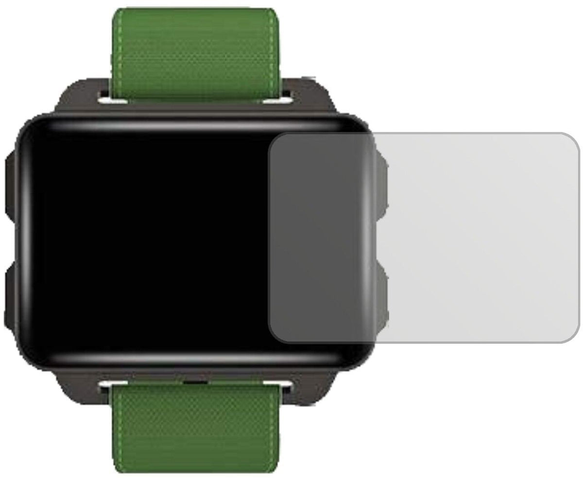 6x Schutzfolie matt für LEMFO LEM4 Smartwatch Disp (2)