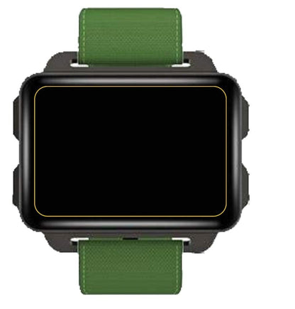 6x Schutzfolie matt für LEMFO LEM4 Smartwatch Disp (6)
