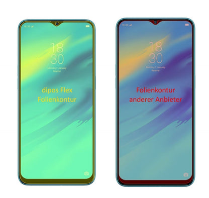 3x 3D Full Cover Schutzfolie für Oppo Realme 2 Pro (2)