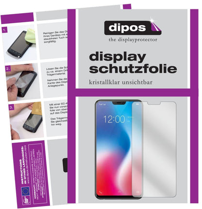5x Schutzfolie klar für Vivo V9 Pro Display-Schutz (2)