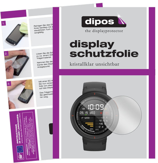 6x Schutzfolie klar für Huami Amazfit Verge Displa (1)