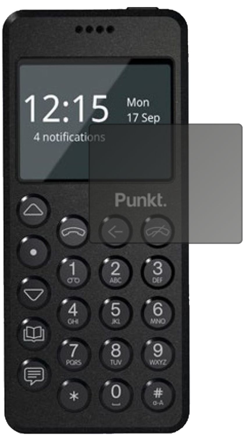 Blickschutzfolie für Punkt MP02 matt Schutzfolie P (1)