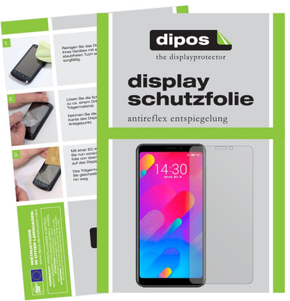 2x Schutzfolie matt für Meizu V8 pro Display-Schut (1)