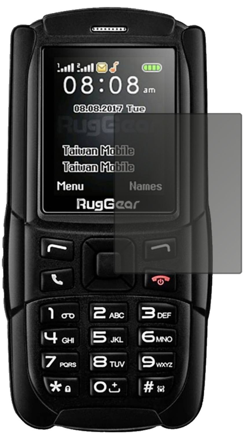 Blickschutzfolie für RugGear RG129 matt Schutzfoli (2)