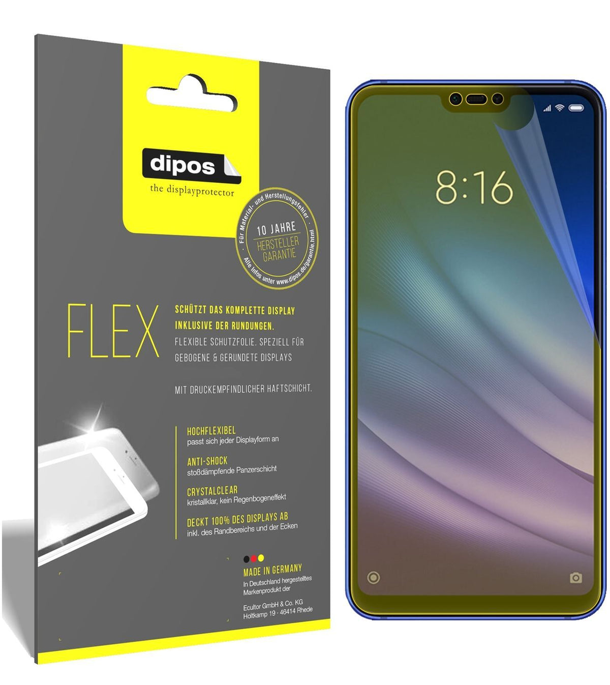 3x 3D Full Cover Schutzfolie für Xiaomi Mi 8 Lite (1)