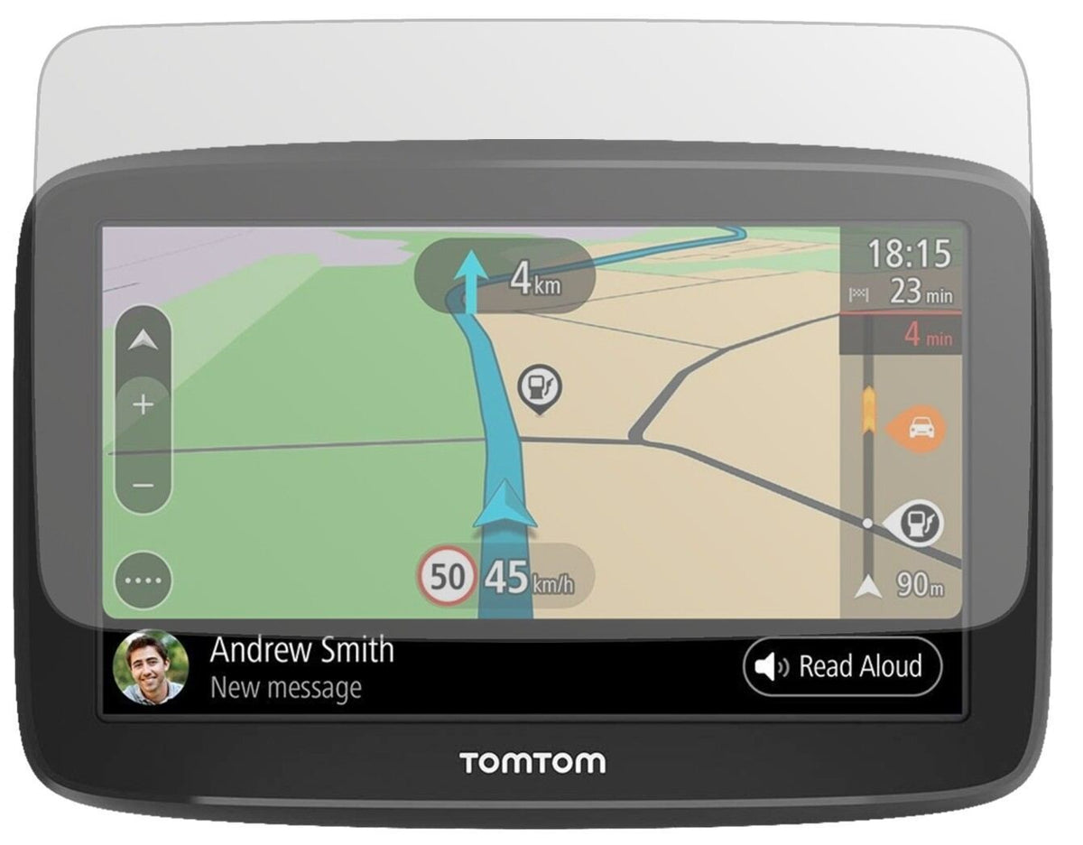 3x Schutzfolie matt für TomTom Go Basic Display-Sc (2)