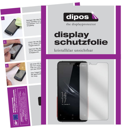 2x Schutzfolie klar für Elephone Soldier Display-S (1)