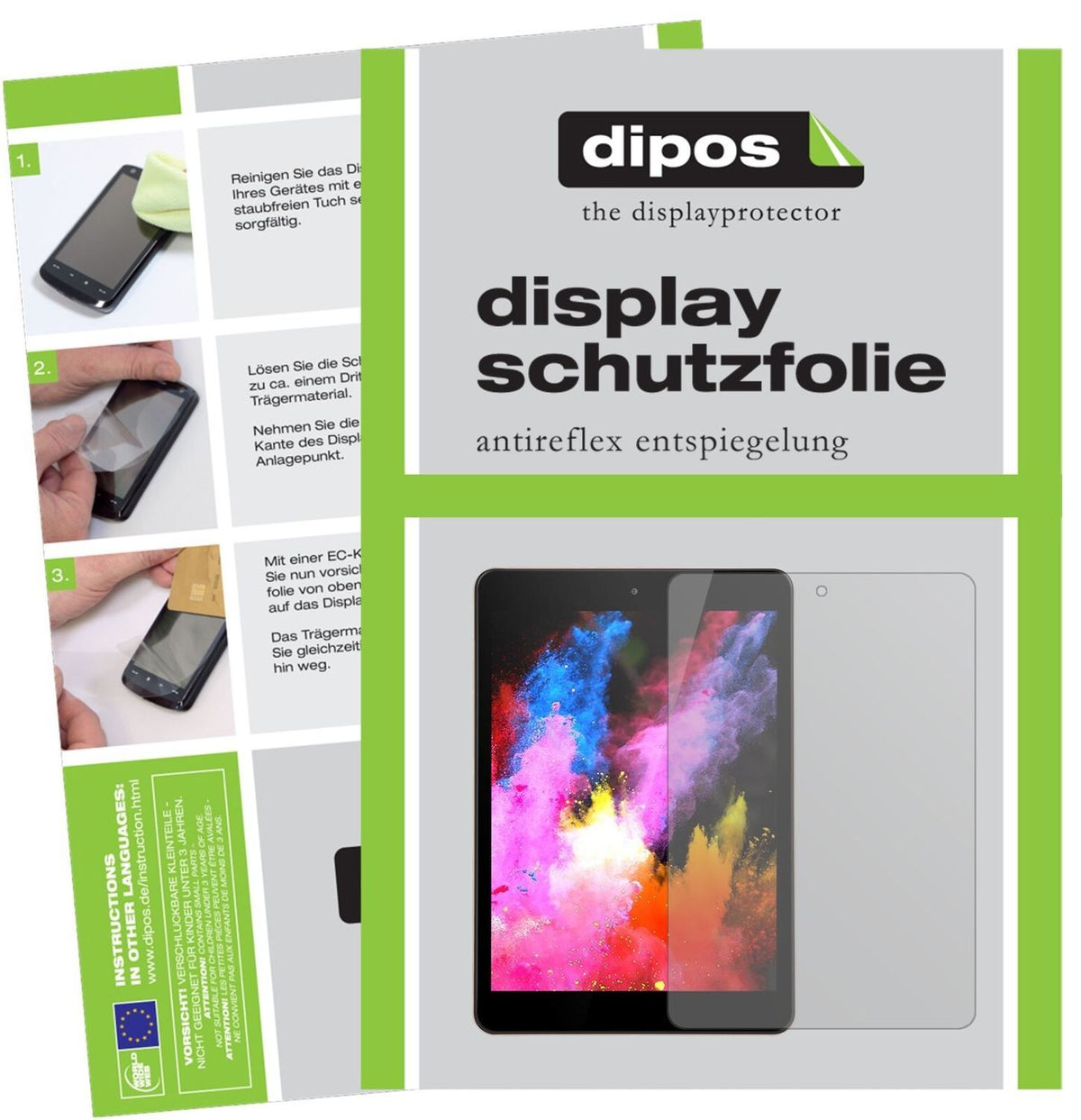 1x Schutzfolie matt für Teclast M89 Display-Schutz (2)