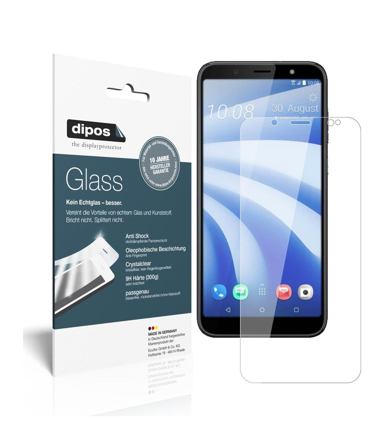 1x 9H Schutzfolie für HTC U12 Life Panzerfolie (2)