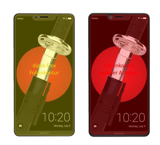 2x 3D Full Cover Schutzfolie für Sharp Aquos D10 (1)