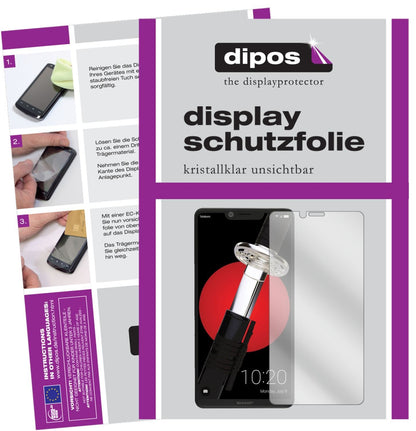 6x Schutzfolie klar für Sharp Aquos D10 Display-Sc (1)
