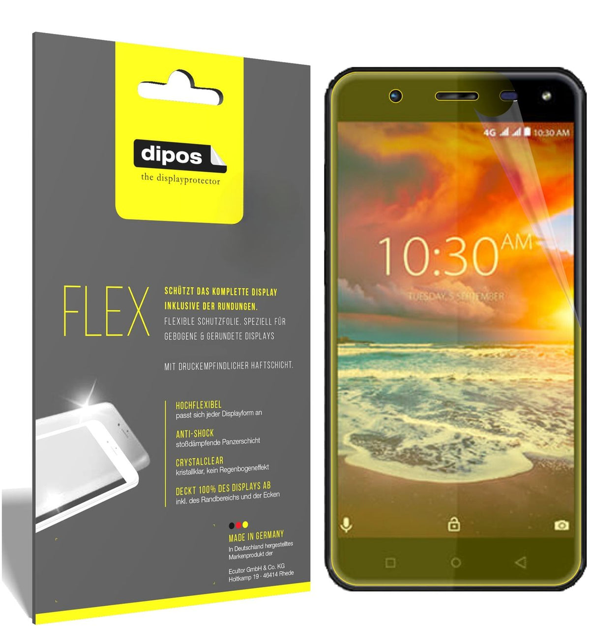 3x 3D Full Cover Schutzfolie für Karbonn Titanium  (1)