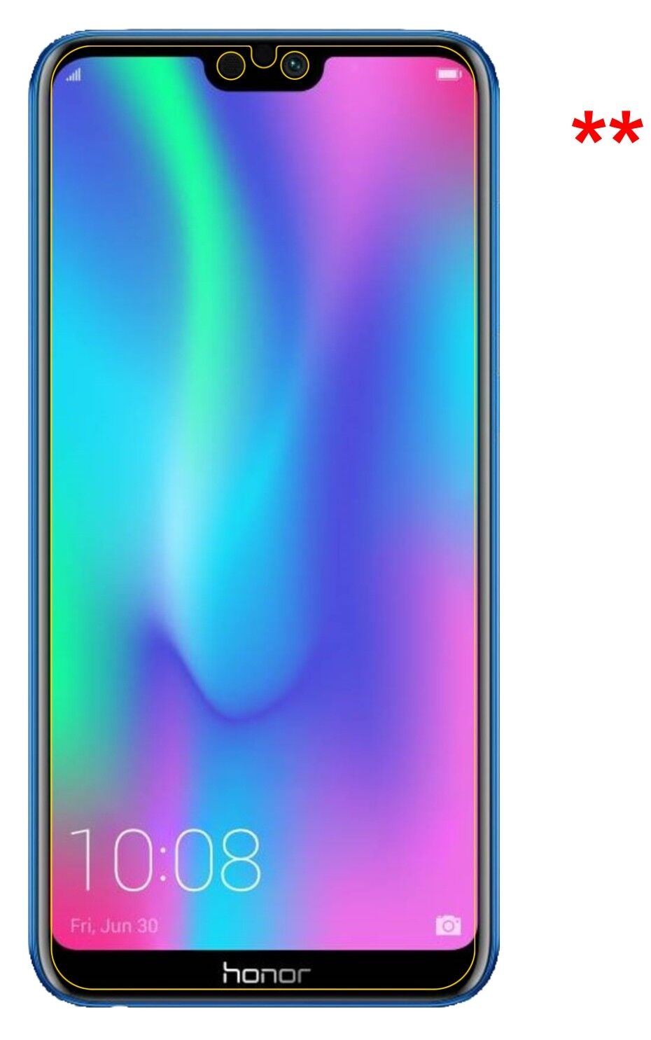 Blickschutzfolie für Honor 9N matt Schutzfolie Pri (5)