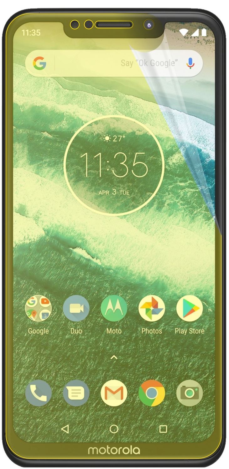 3x 3D Full Cover Schutzfolie für Motorola One Powe (3)