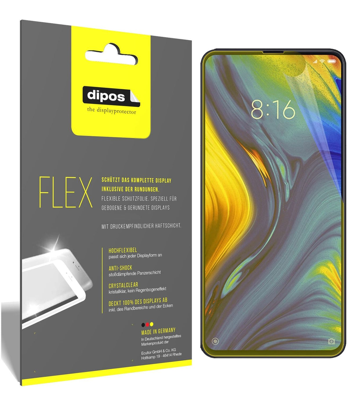 3x 3D Full Cover Schutzfolie für Xiaomi Mi Mix 3 (1)