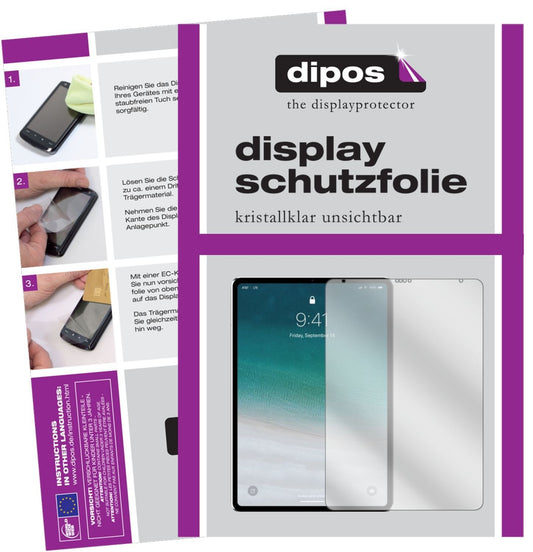 2x Schutzfolie klar für Apple iPad Pro 11 Zoll (20 (1)