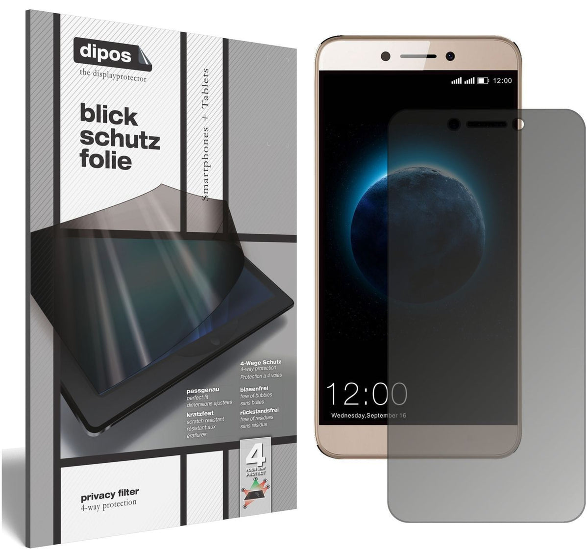 Blickschutzfolie für Leagoo T8s matt Schutzfolie P (1)