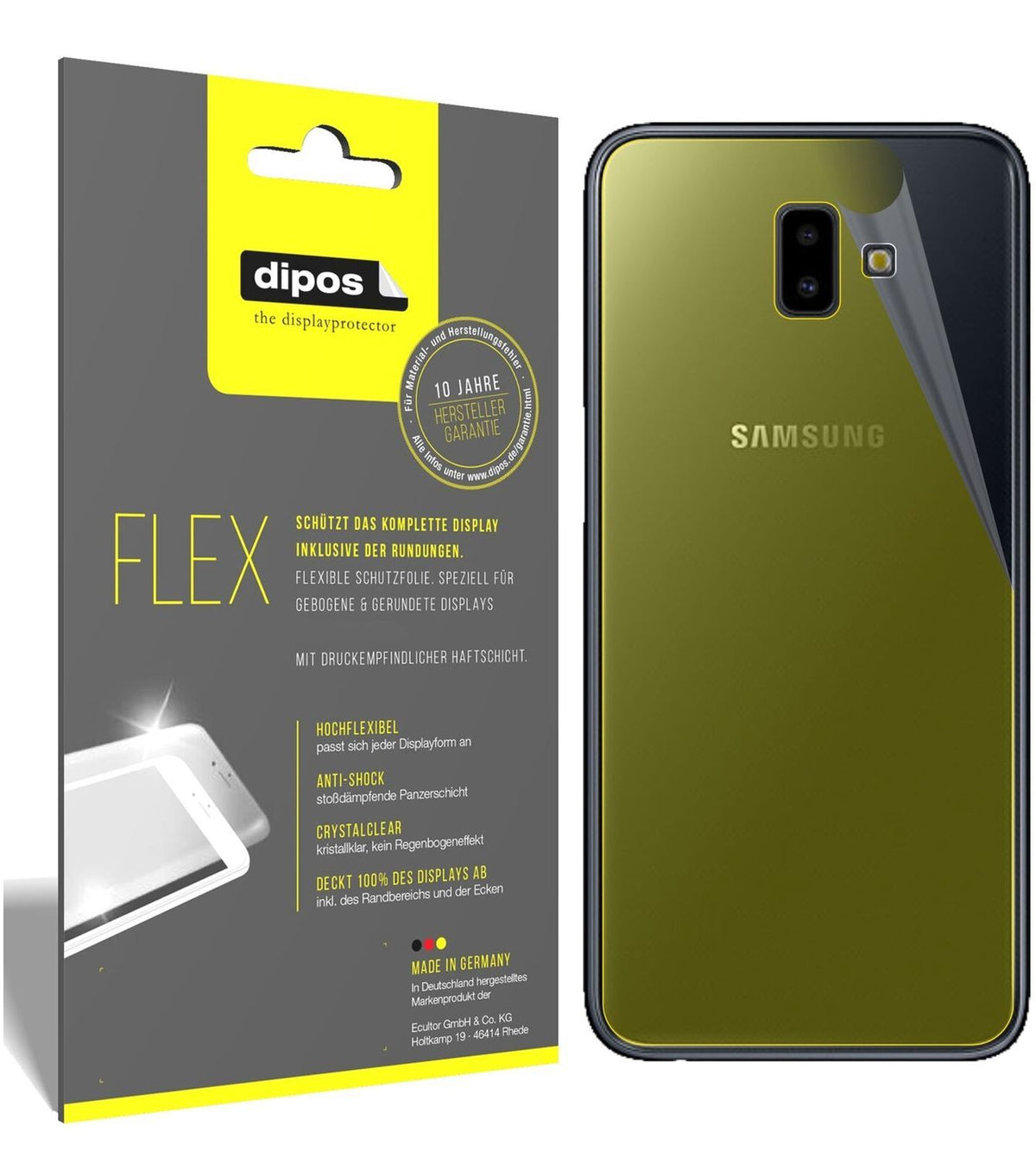 2x 3D Full Cover Schutzfolie für Samsung Galaxy J6 (2)