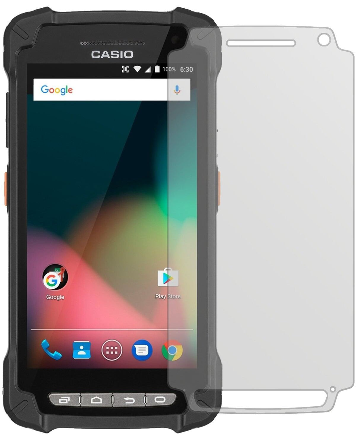 6x Schutzfolie matt für Casio IT-G400 Display-Schu (2)