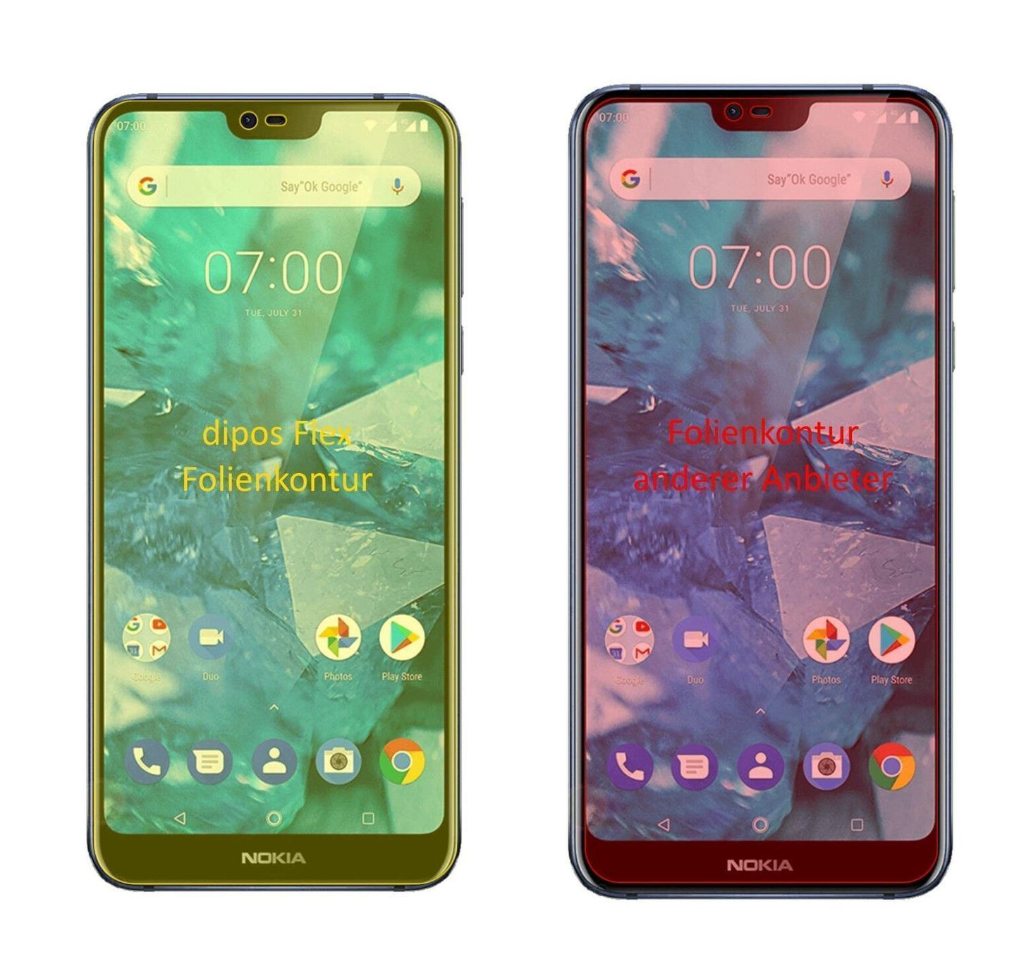 2x 3D Full Cover Schutzfolie für Nokia 46029 (1)