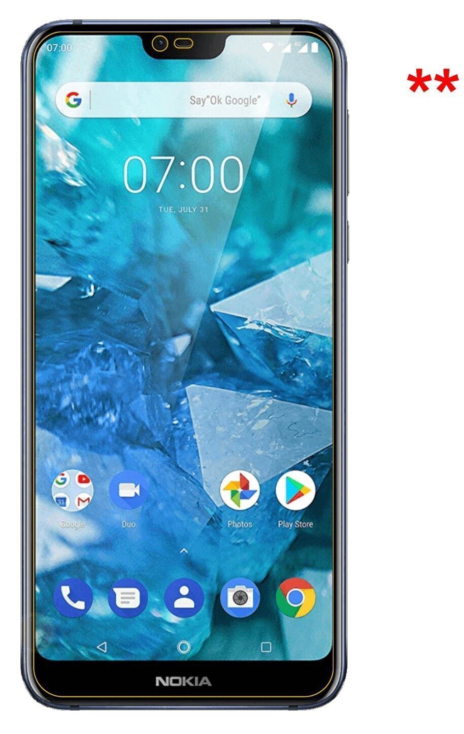 Blickschutzfolie für Nokia 46029 matt Schutzfolie  (5)