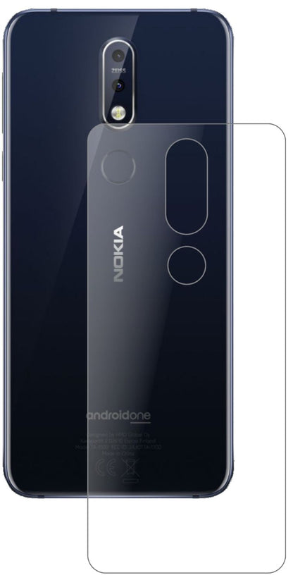 2x 9H Schutzfolie matt für Nokia 7.1 Rückseite Pan (2)