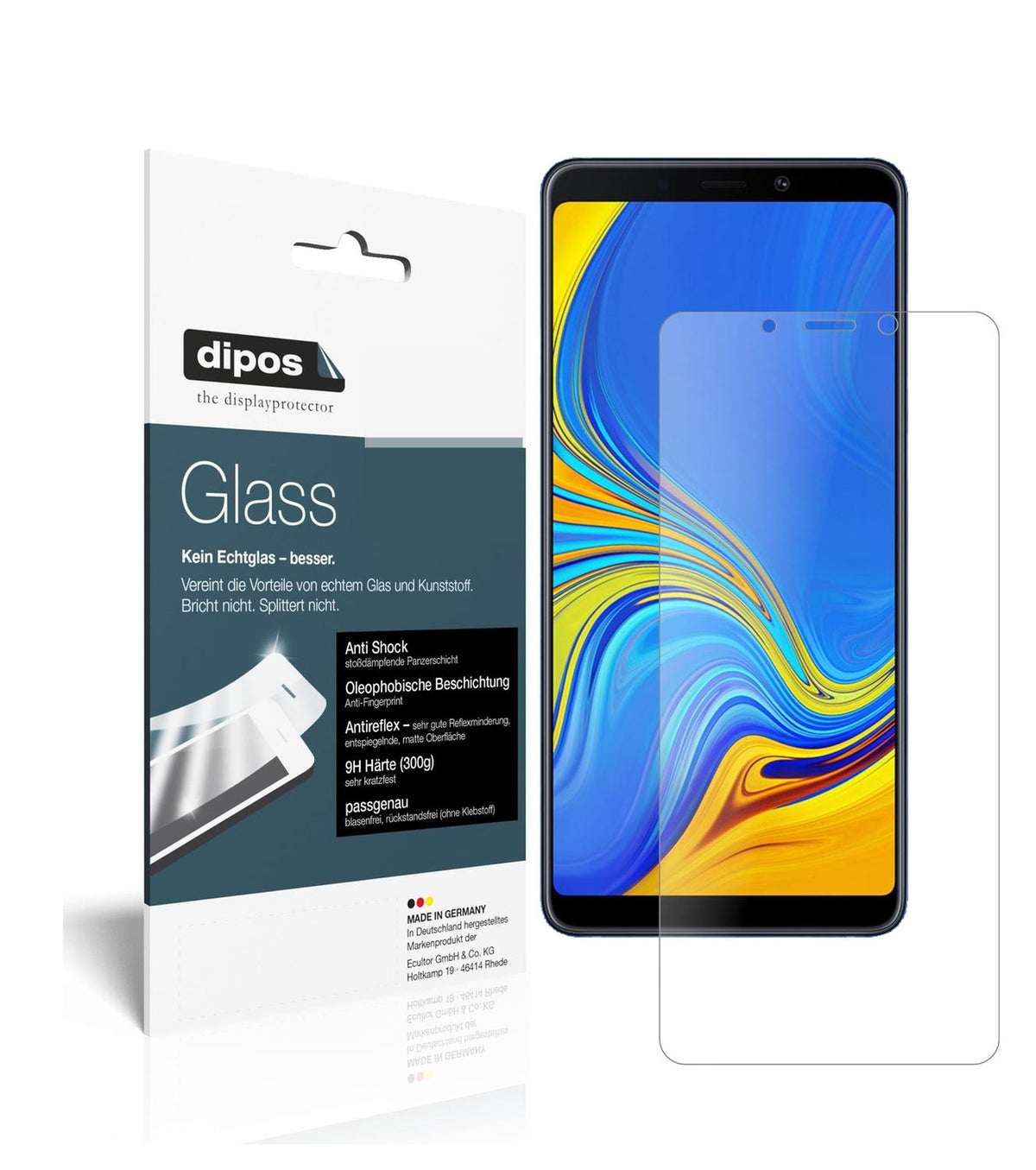 2x 9H Schutzfolie matt für Samsung Galaxy A9 (2018 (1)
