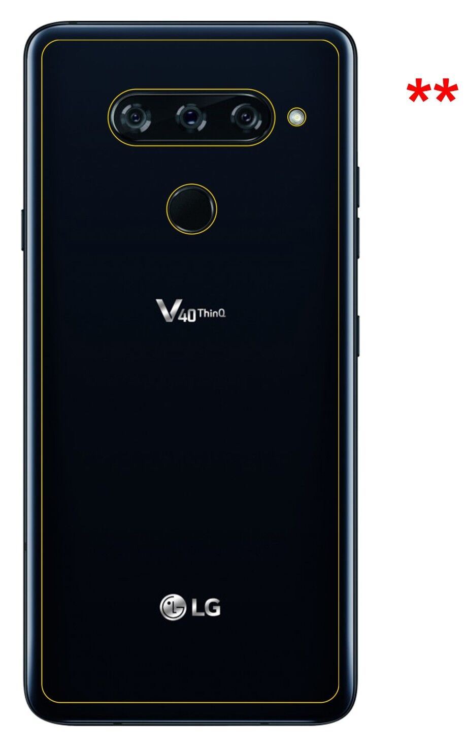 5x Schutzfolie matt für LG V40 ThinQ Rückseite Dis (6)