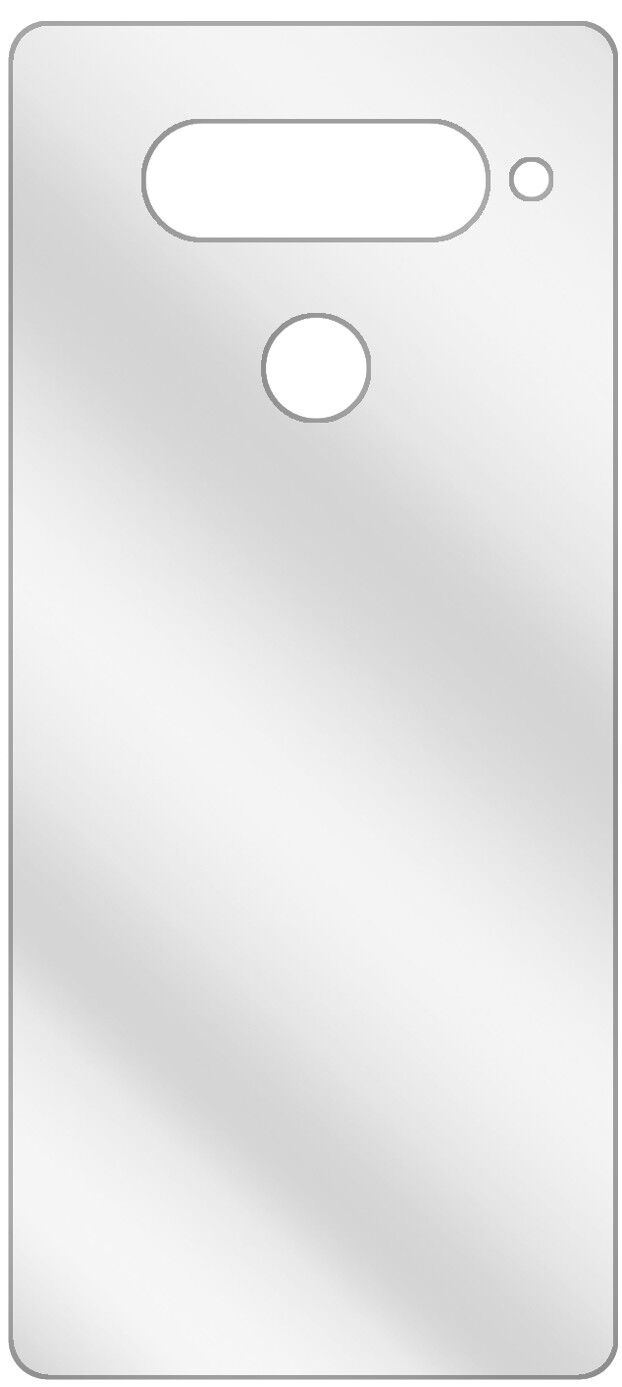 5x Schutzfolie klar für LG V40 ThinQ Rückseite Dis (3)