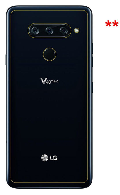 5x Schutzfolie klar für LG V40 ThinQ Rückseite Dis (5)