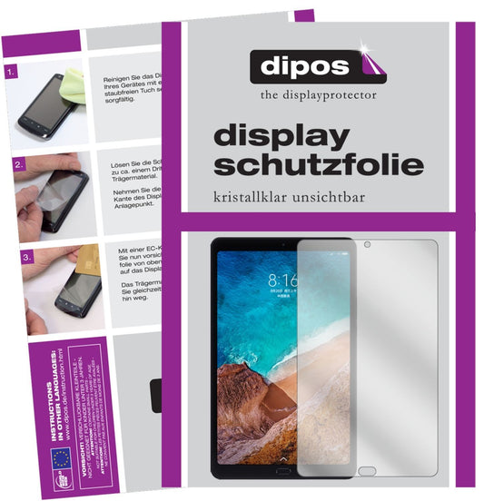 2x Schutzfolie klar für Xiaomi Mi Pad 4 Plus Displ (1)