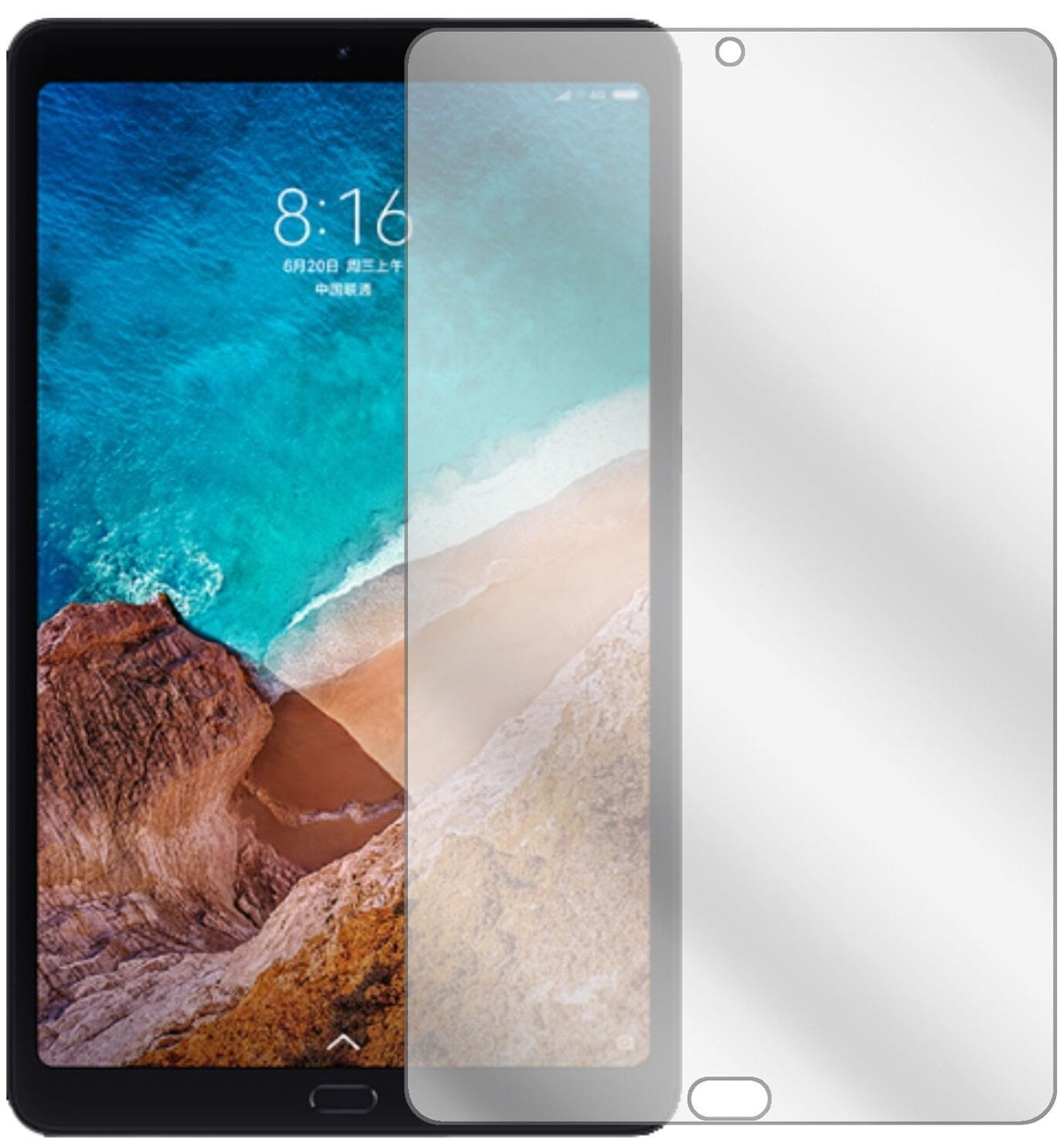 2x Schutzfolie klar für Xiaomi Mi Pad 4 Plus Displ (2)