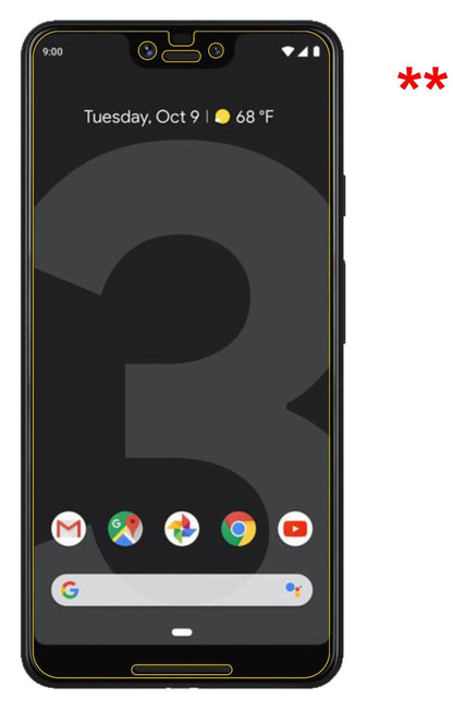 1x Schutzfolie matt für Google Pixel 3 XL Display- (6)