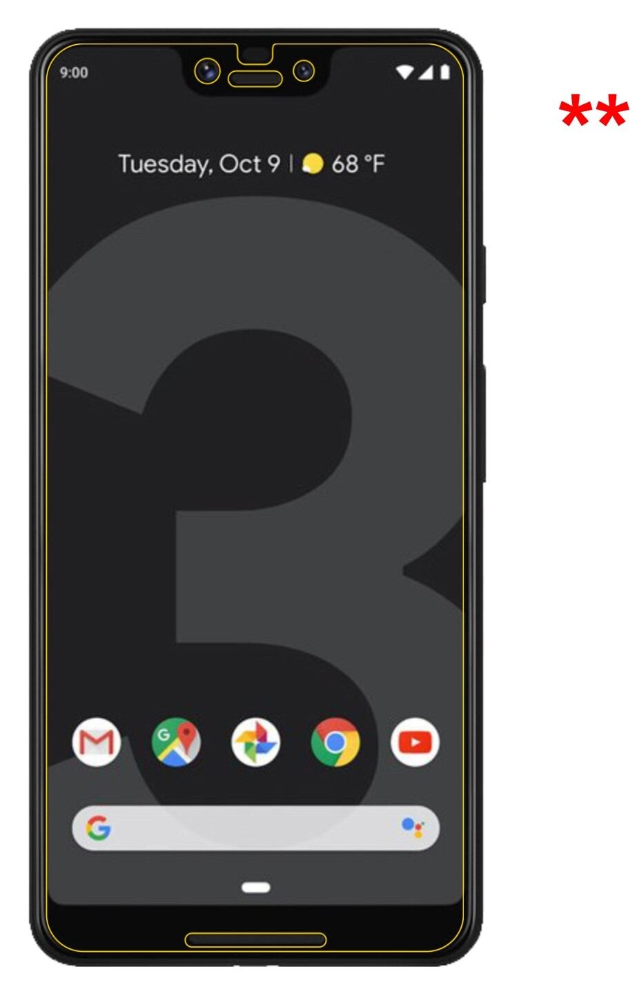2x 9H Schutzfolie matt für Google Pixel 3 XL Panze (9)