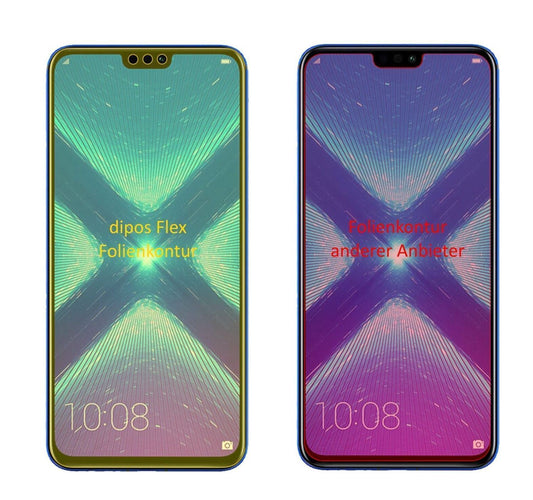 2x 3D Full Cover Schutzfolie für Honor 8X Max (1)