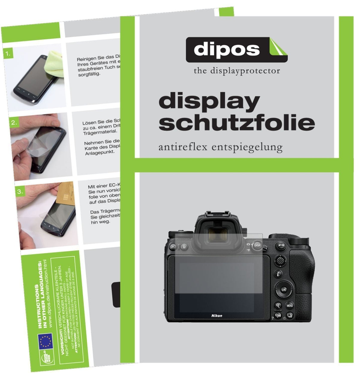 6x Schutzfolie matt für Nikon Z 7 Display-Schutzfo (1)