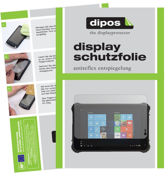 2x Schutzfolie matt für Rugged Tablet ID-SQ8.0 Dis (1)