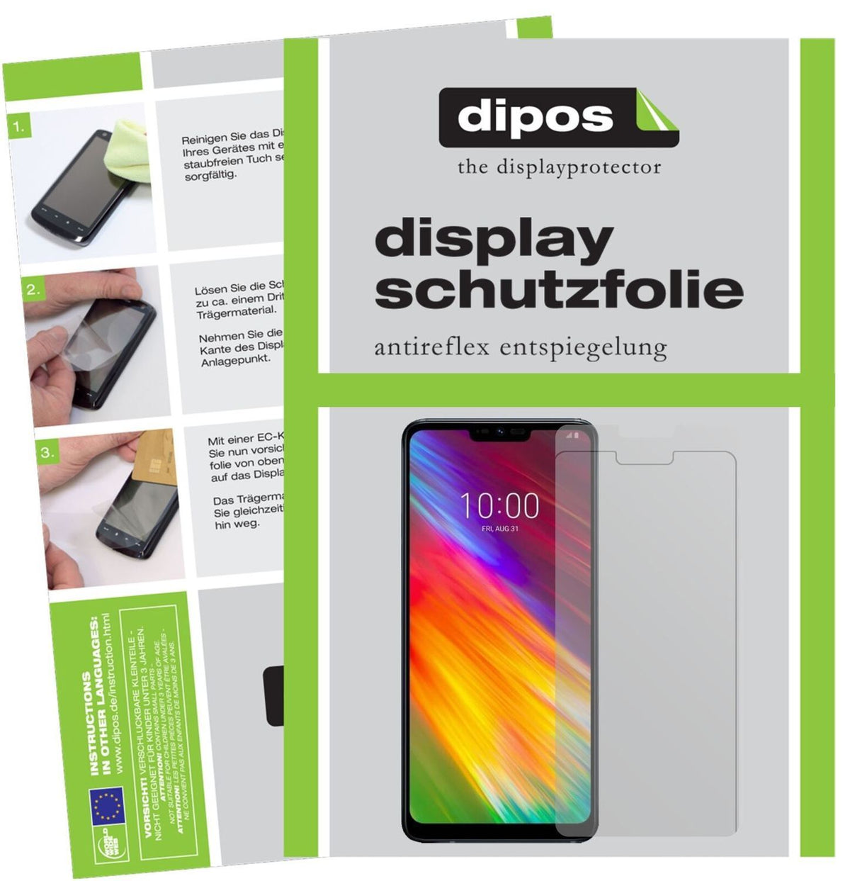 1x Schutzfolie matt für LG G7 One Display-Schutzfo (2)
