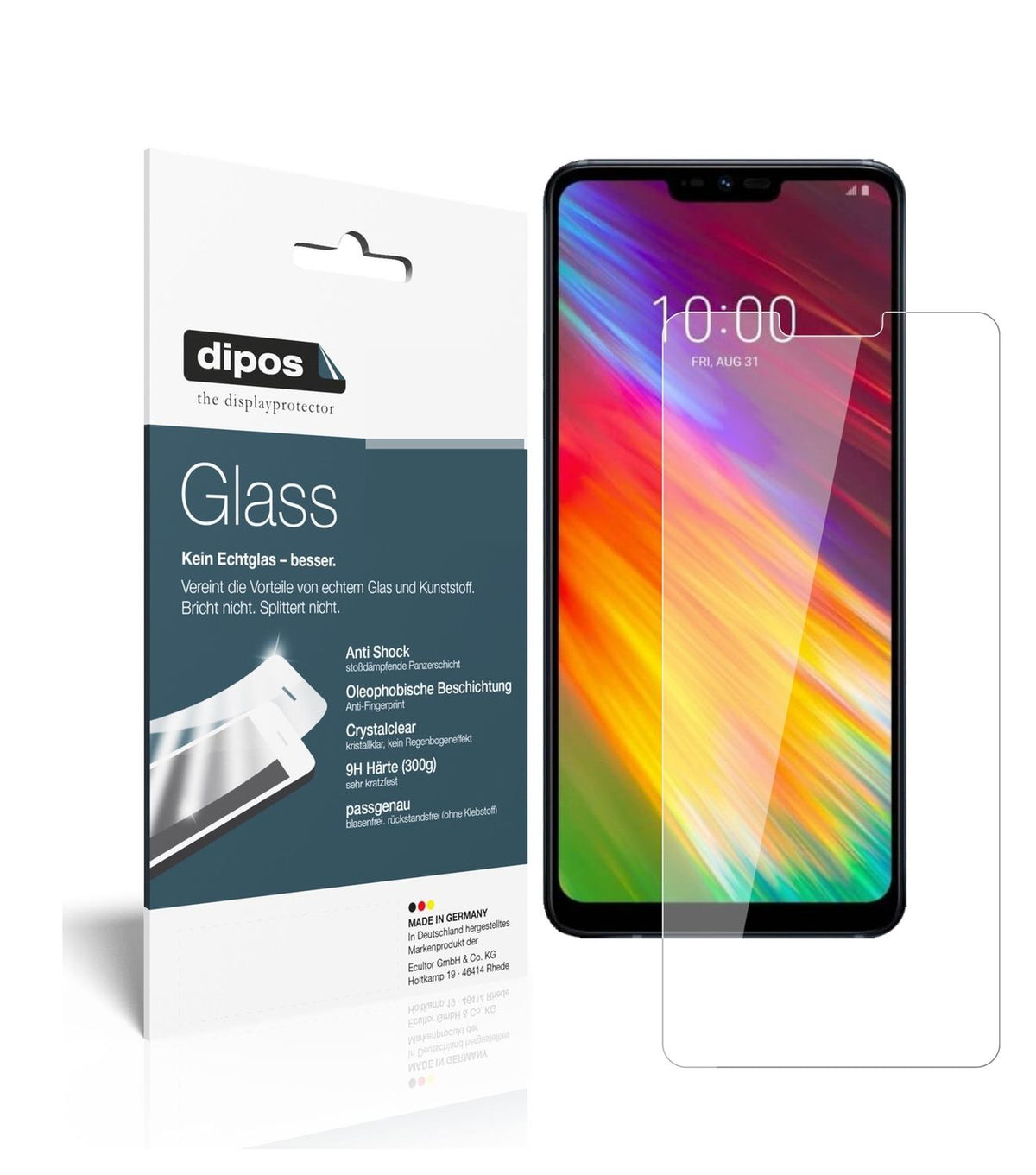 2x 9H Schutzfolie für LG G7 Fit Panzerfolie (1)