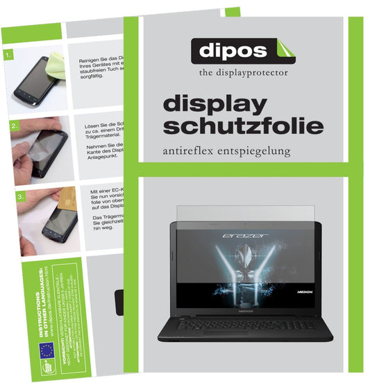 2x Schutzfolie matt für Medion Erazer P6689 Displa (1)